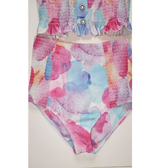 Rad Swim Betsy Smocked Tankini Set Size XS - Picture 5 of 12